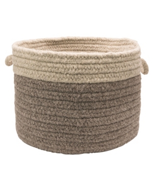 Colonial Mills Chunky Natural Wool Dipped Braided Basket