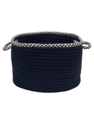 Colonial Mills Houndstooth Bright Edge Braided Storage Basket