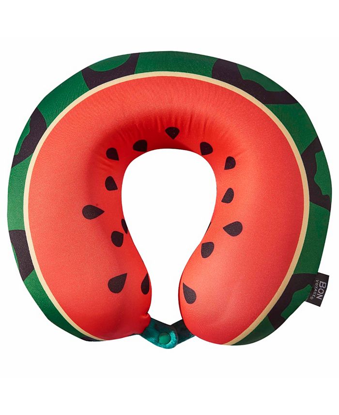 Bon Voyage Watermelon Memory Foam Travel Neck Pillow Macy s