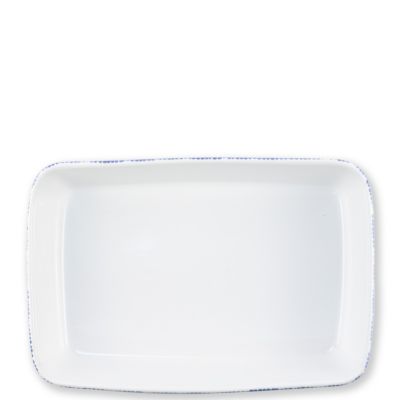 Santorini Stripe Rectangular Baker