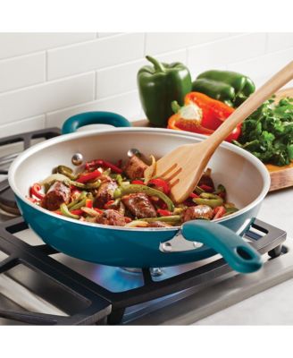 Create Delicious Aluminum Nonstick 12.5" Open Deep Skillet