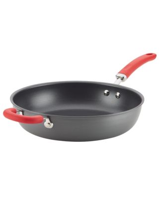 Create Delicious Hard-Anodized Aluminum 12.5" Nonstick Deep Skillet