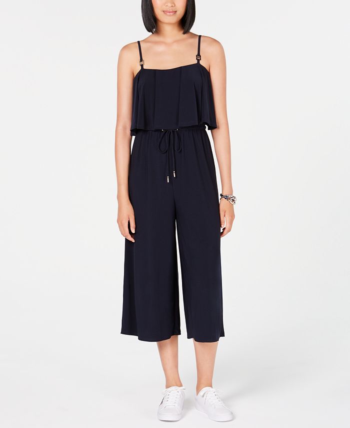 Macy's tommy hilfiger jumpsuit hot sale