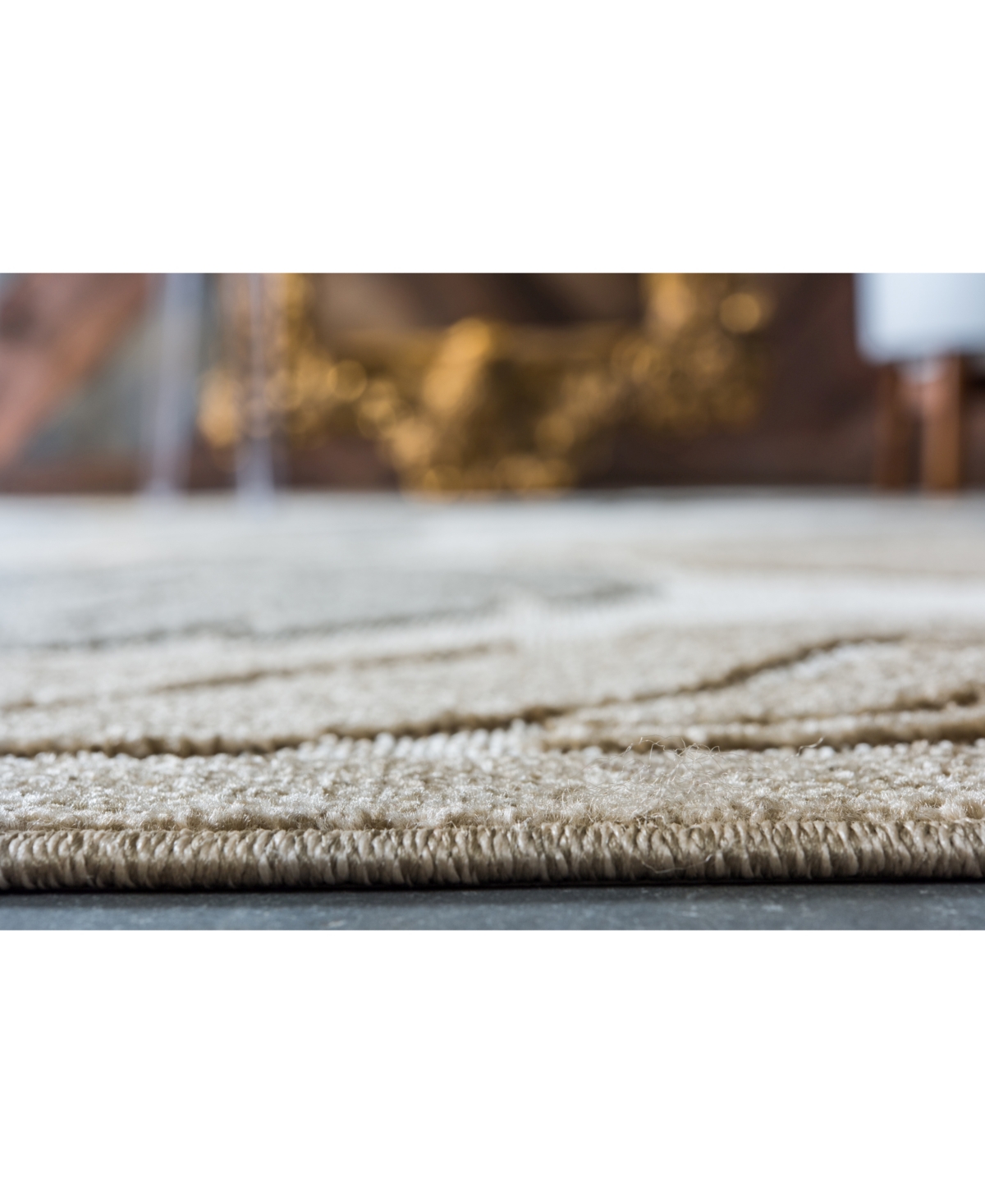 Bayshore Home Outdoor Pashio Pas2 Area Rug -gray