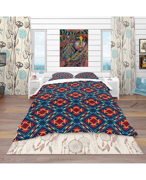 Design Art Designart Tribal Abstract Pattern Bohemian And