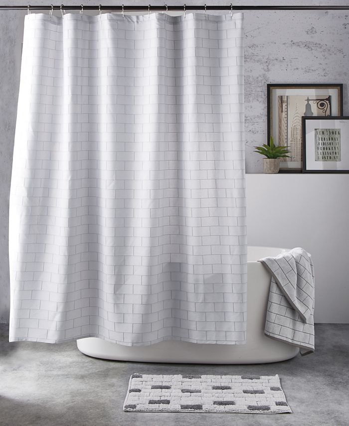 DKNY Subway Tile Shower Curtain Macy's