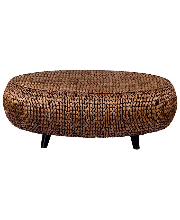 Gallerie Décor - Oval Coffee Table, Quick Ship