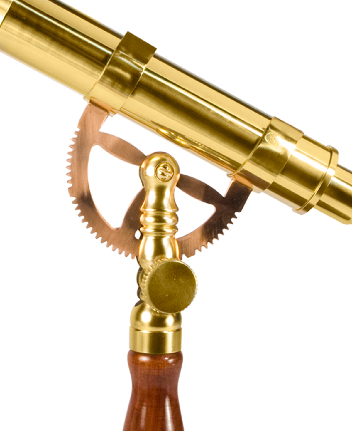 Shop Barska 6x30 Spyscope, Anchormaster With Mahogany Desktop Pedestal In Brass