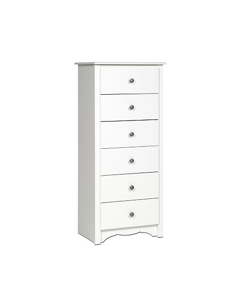 Prepac Monterey Tall 6 Drawer Chest Reviews Furniture Macy S