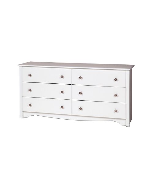 Prepac Monterey 6 Drawer Dresser Reviews Furniture Macy S