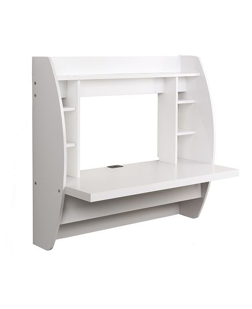 Prepac Floating Desk With Storage Reviews Furniture Macy S