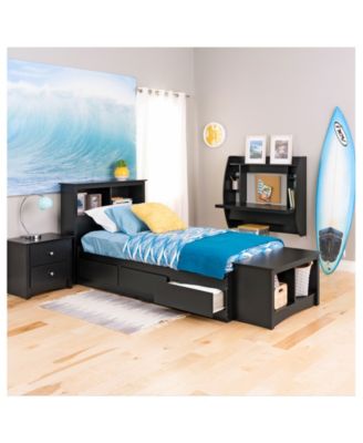 Prepac Twin Xl Mate's Platform Storage Bed with 3 Drawers