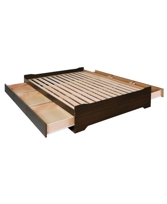 Prepac Coal Harbor Full Mate's Platform Storage Bed with 6 Drawers Macy's