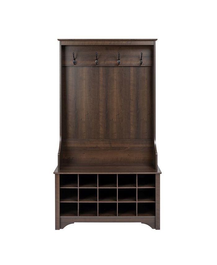 Prepac Hall Tree with Shoe Storage Macy's