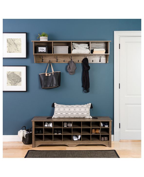 Prepac 24 Pair Shoe Storage Cubby Bench & Reviews - Furniture - Macy's