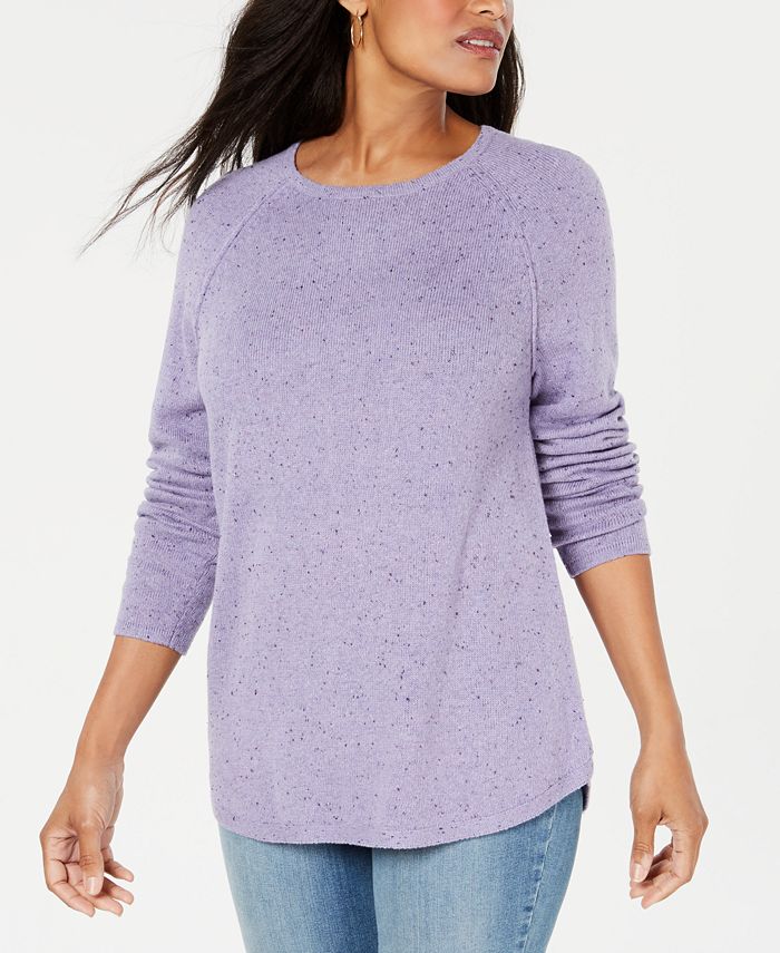 Circle sales hem sweater
