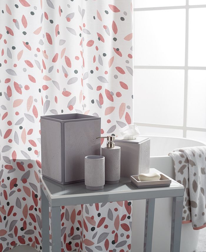 DKNY Grey Wood 4Pc. Bath Accessory Set Macy's