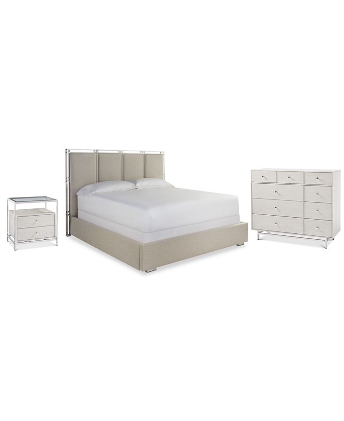 Furniture - Paradox Bedroom  3-Pc. Set (Queen Bed, Nightstand & Chest)