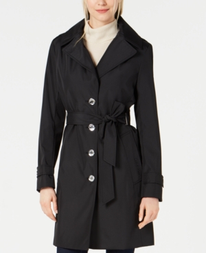 image of Calvin Klein Belted Water-Resistant Trench Coat, Created for Macys