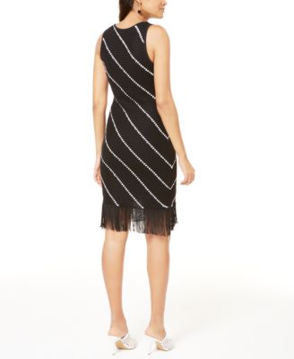 macy's fringe dress