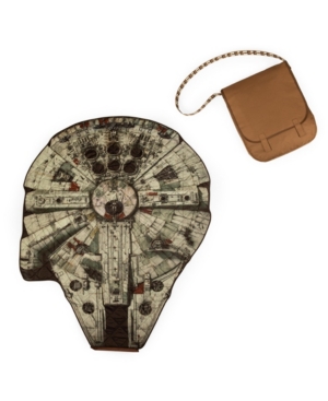Picnic Time Oniva By  Star Wars Millennium Falcon Blanket In A Bag In Multi