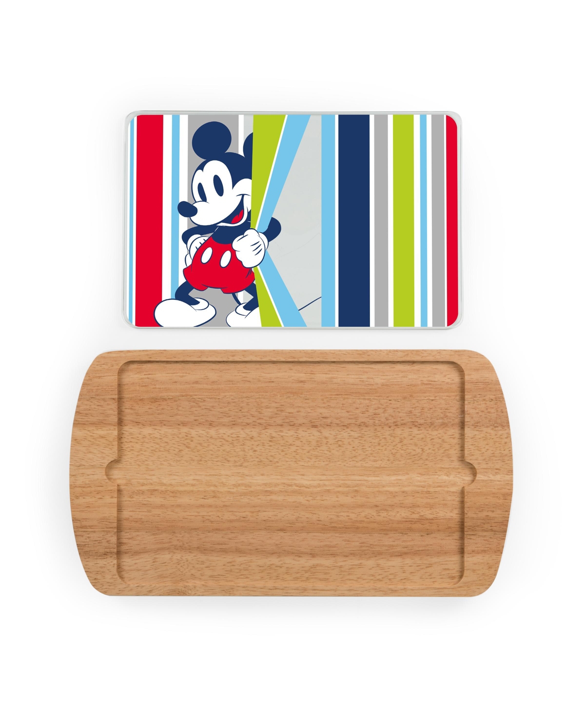 Toscana by Picnic Time Disney's Mickey Mouse Billboard Glass Top Serving Tray