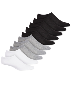 Hue Women's 10 Pack No-Show Sport Socks