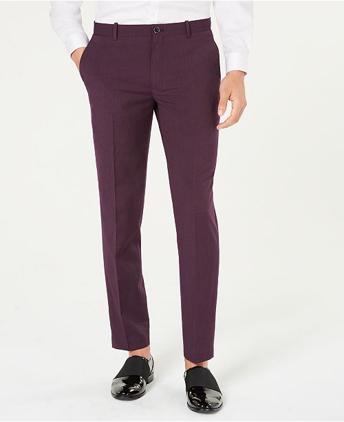 Inc International Concepts Inc Men S Slim Fit Purple Pants