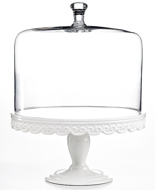 Martha Stewart Collection Serveware, Embossed Cake Stand ...