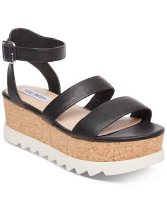 steve madden wedge flip flops