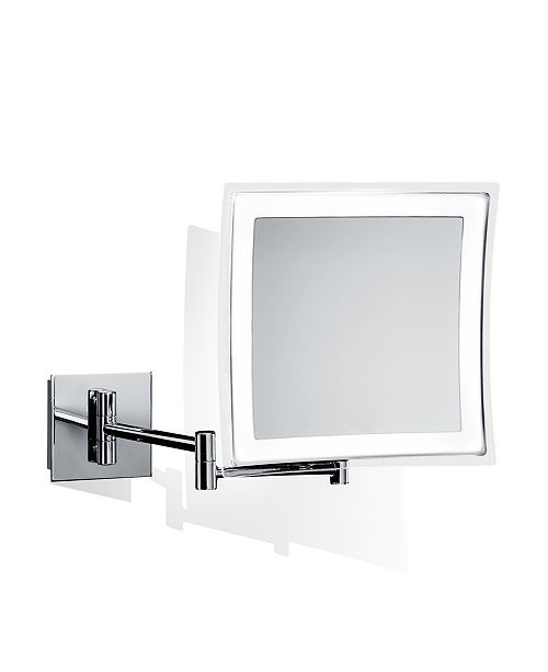 Ws Bath Collections Wall Mounted Lighted Magnifying Mirror
