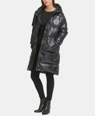 oversized long puffer dkny