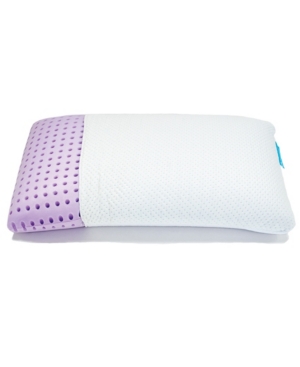 Blu Sleep Aqua Gel Queen Low Profile Pillow In White
