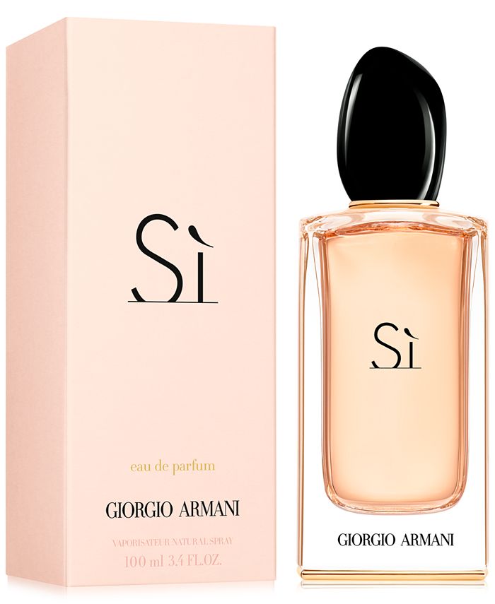Giorgio Armani Si Eau de Parfum Spray, 3.4 oz - Macy's