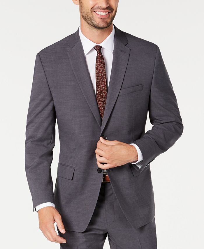 Marc New York Men's Modern Fit Suit Black Size 36