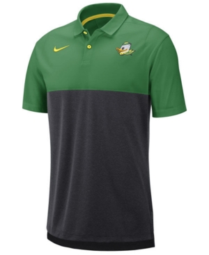 Nike Men's Oregon Ducks Dri-Fit Colorblock Breathe Polo