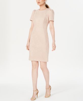 blush calvin klein dress