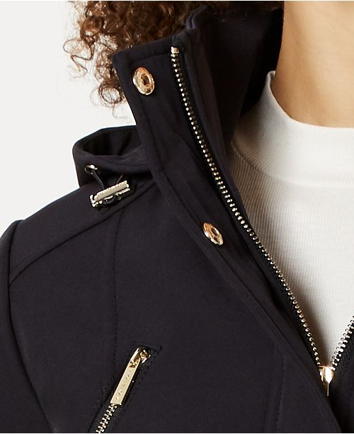 Michael Kors Hooded Belted Raincoat Created For Macy S Reviews