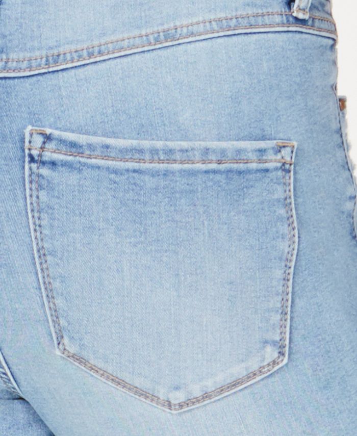 Rewash Juniors' Ripped High-Waist Skinny Jeans & Reviews - Jeans ...