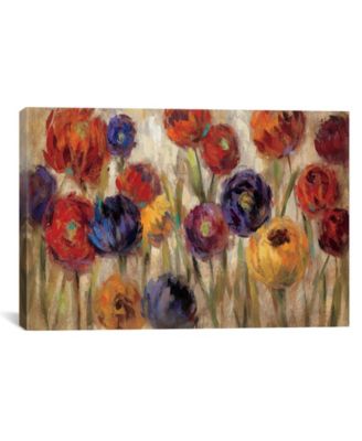 Asters and Mums by Silvia Vassileva Gallery-Wrapped Canvas Print - 26" x 40" x 0.75"