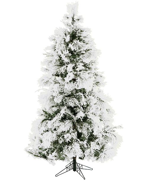 Christmas Time 6 5 Frosted Fir Snowy Artificial Christmas Tree