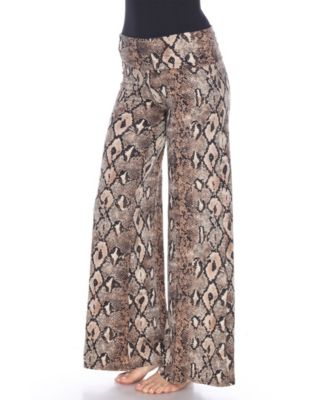 Python Printed Palazzo Pants