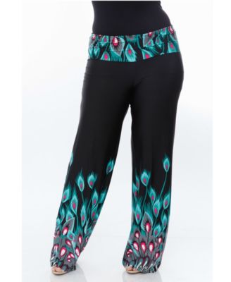 Plus Size Printed Palazzo Pants
