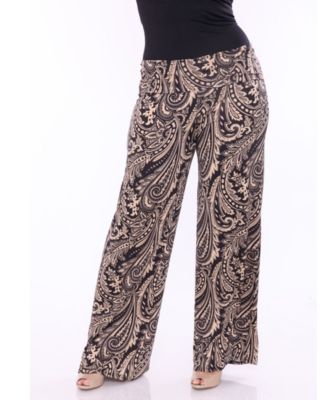 Plus Size Printed Palazzo Pants