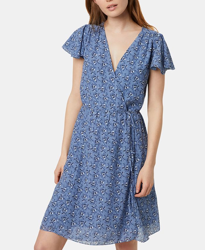 French Connection Agata Floral-Print Fit & Flare Dress - Macy's