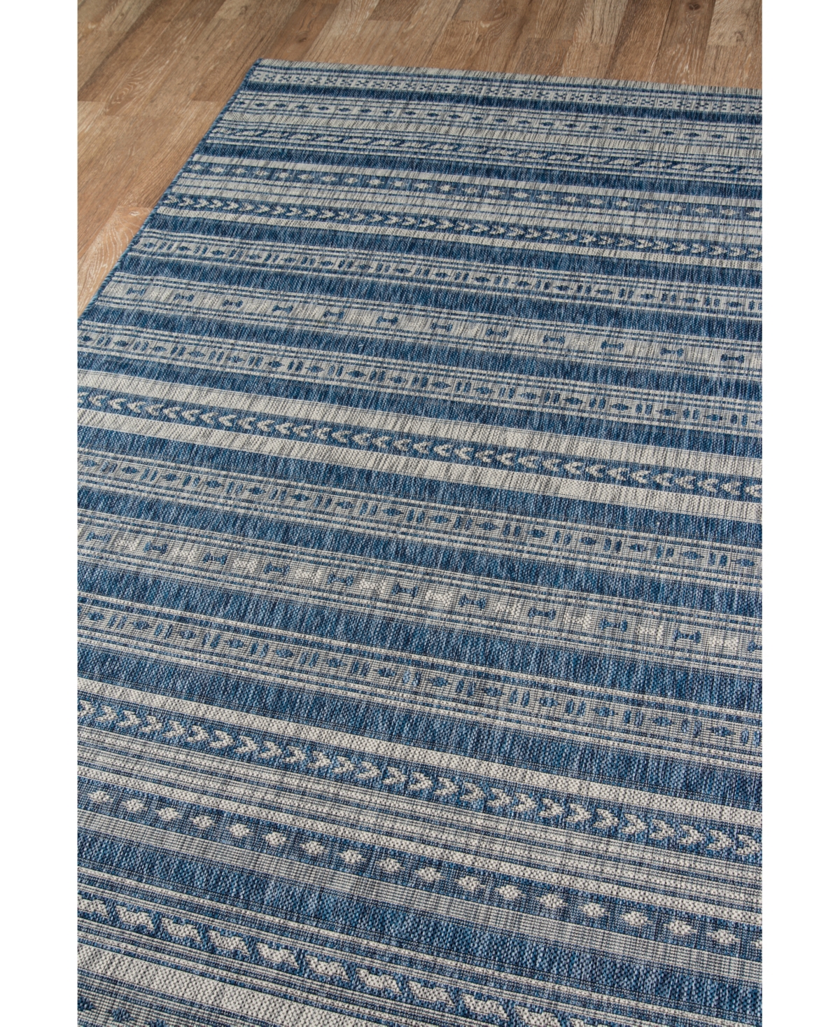 Novogratz Villa Vi-04 Blue 3'11" x 5'7" Outdoor Area Rug