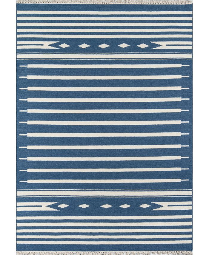 Erin Gates Thompson Tho1 Billings Denim 2'3" x 8' Runner Area Rug Macy's