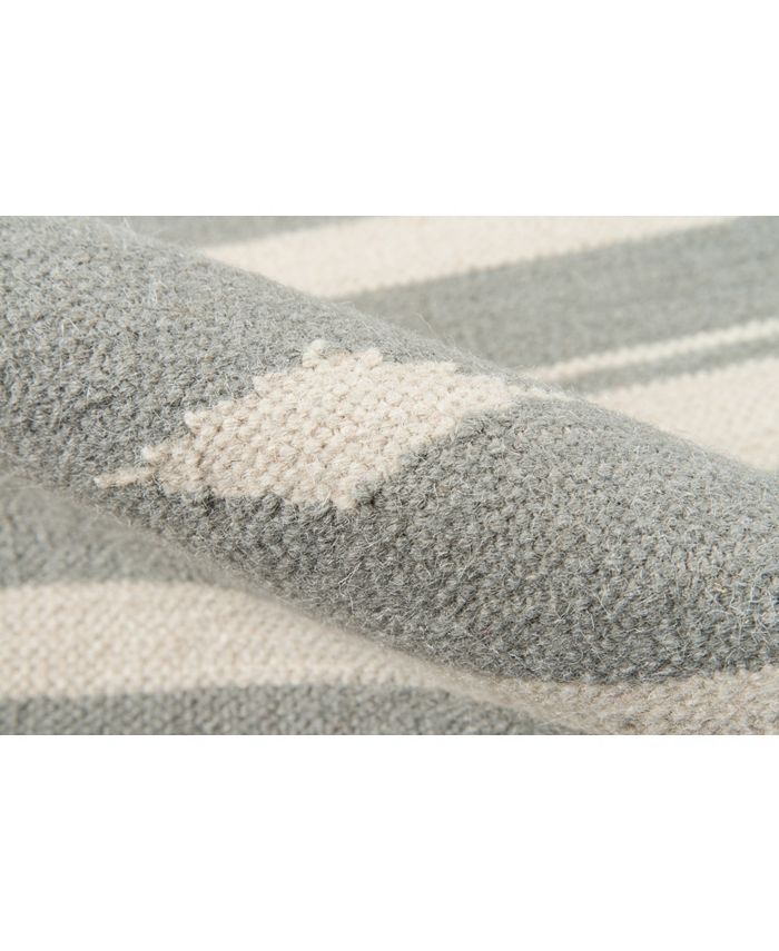 Erin Gates Thompson Tho1 Billings Gray 2'3" x 8' Runner Area Rug Macy's