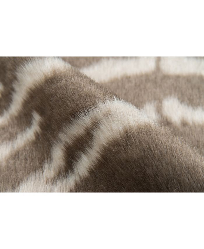 Erin Gates Acadia Aca1 Zebra Gray 5'3" x 7'10" Area Rug Macy's