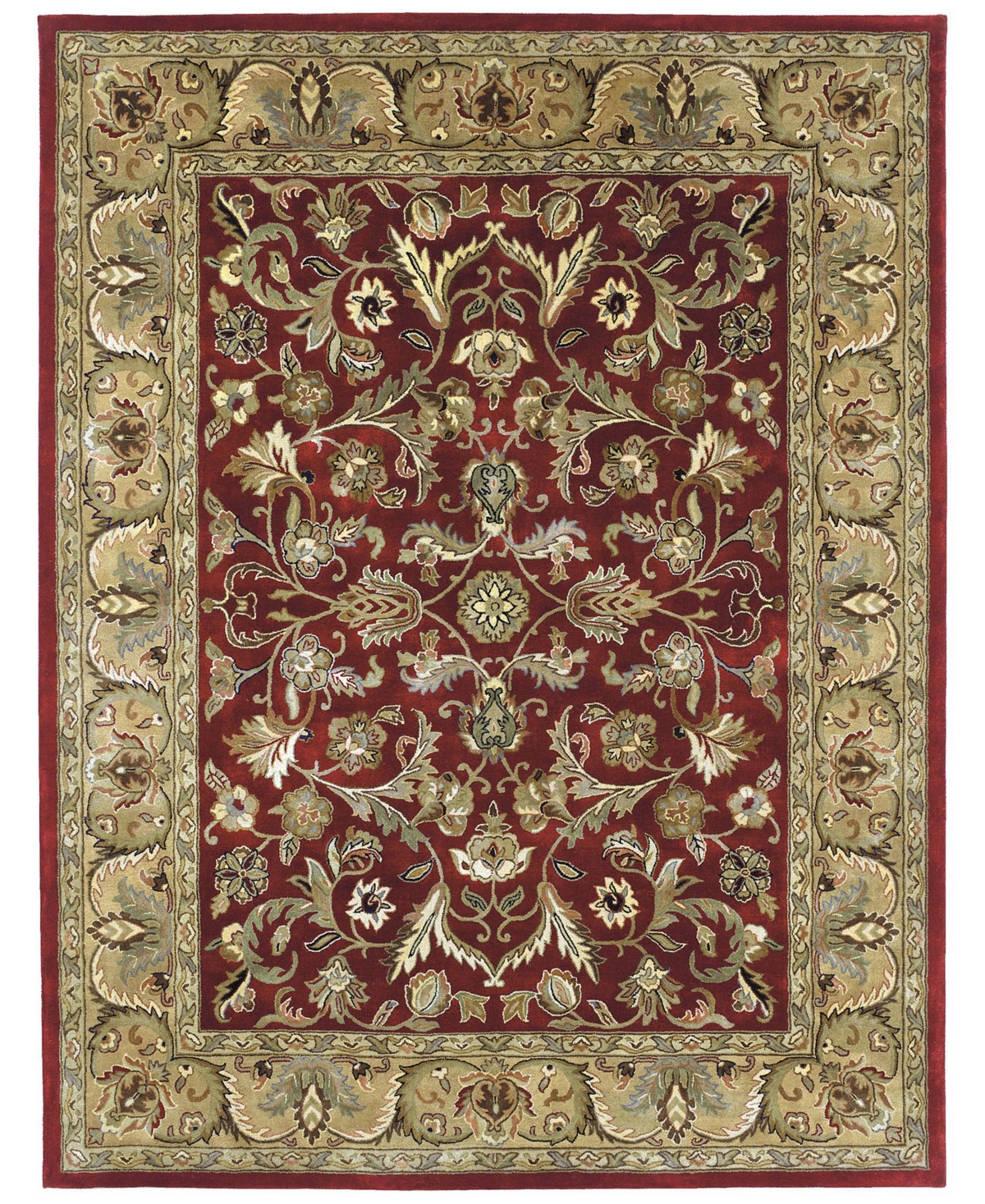 Kaleen Mystic William-01 Red 5' x 7'9in Area Rug - Red